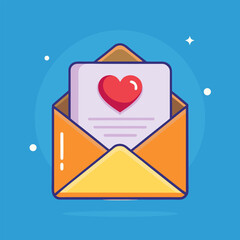 envelope with heart