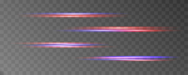 Blue and red speed lines streak across the screen like flashing police lights. The motion adds urgency and drama. Suitable for action scenes or alerts.