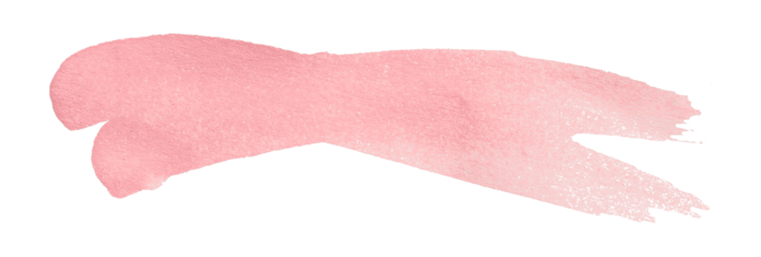 pink watercolor background. Artistic hand paint. Isolated on transparent background.