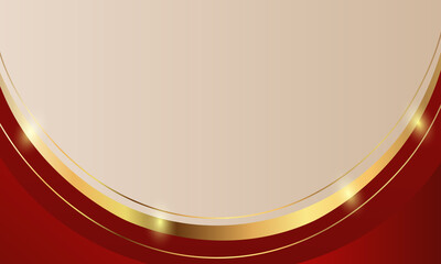 red background with golden frame