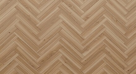A seamless and sophisticated background with a herringbone wood arrangement in a subtle light brown shade