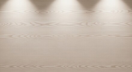 Overhead lighting highlights the pale ash texture of a Scandinavian-style wood panel in a seamless background
