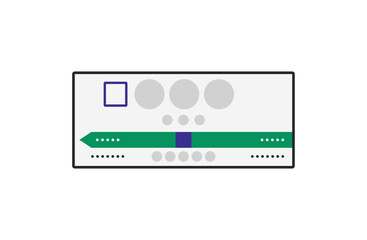 シンプルな駅看板_横須賀線