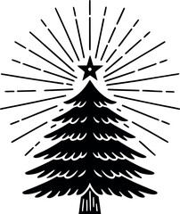 vector christmas tree