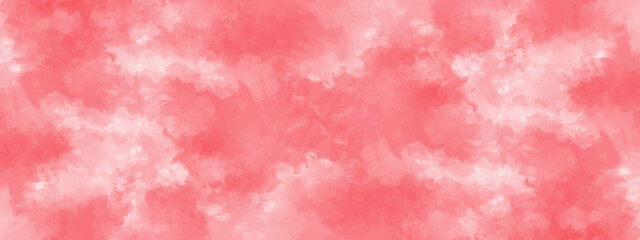 Abstract red watercolor background. Aquarelle painted grunge red and white background design. Hand drawn illustration.