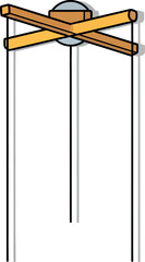 Vector Illustration of Puppet Control Bar