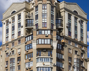 facade of a residential building