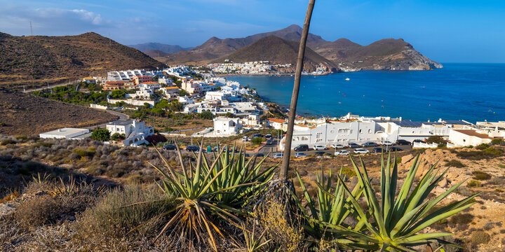 Village of San Jos&eacute;, Cabo de Gata-N&iacute;jar Natural Park, UNESCO Biosphere Reserve, Hot Desert Climate Region, Almer&iacute;a, Andaluc&iacute;a, Spain, Europe