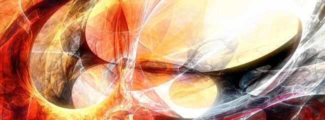 Abstract color background. Light paint texture. Modern futuristic pattern. Fractal artwork for creative graphic design