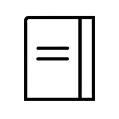 Vector art of book icon