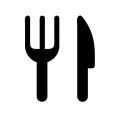 Vector art of fork and knife