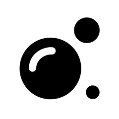 Vector art of soap bubbles