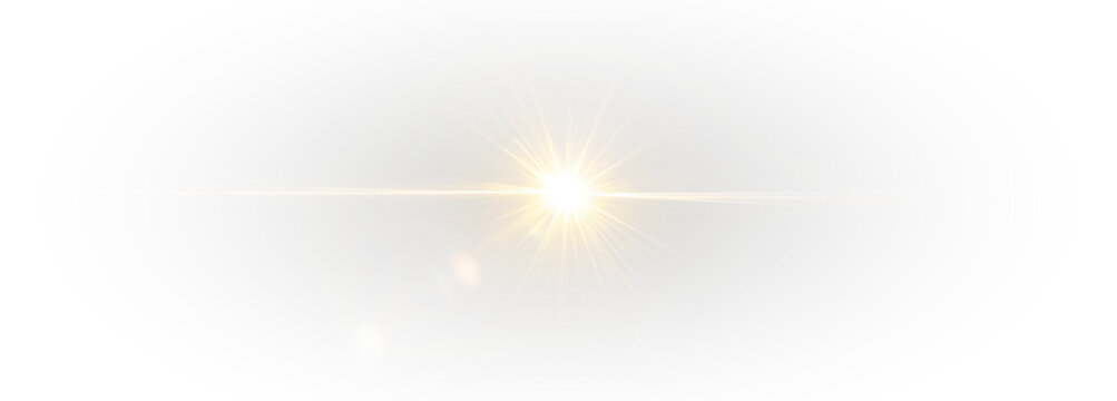 Sparkling Neon Light Stage with Glowing Spotlights