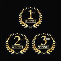 Award Winner Badge Vector Illustration