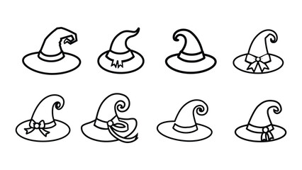 Classic Witch Hat Symbol Set