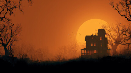 Halloween, powerpoint poster back ground, empty in the middle