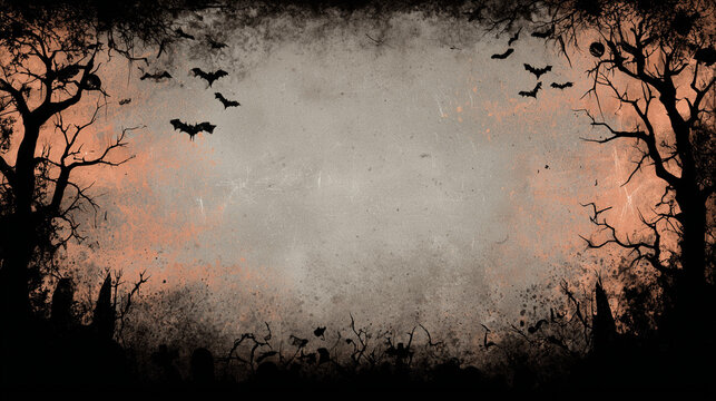 Halloween, powerpoint poster back ground, empty in the middle
