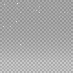 Ethereal sparkling dust with glowing particles on a dark background. Perfect for magical effects, fantasy designs, and festive decorations.