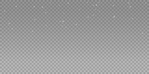 Ethereal sparkling dust with glowing particles on a dark background. Perfect for magical effects, fantasy designs, and festive decorations.