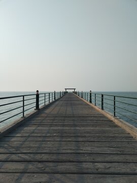 pier in the sea