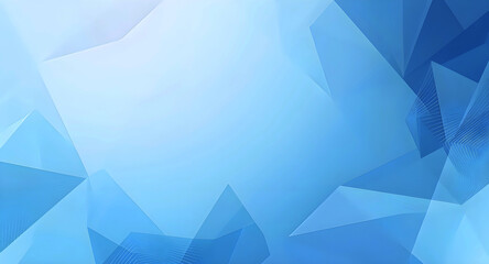 Obraz premium Abstract Blue Geometric Background with Polygon Shapes