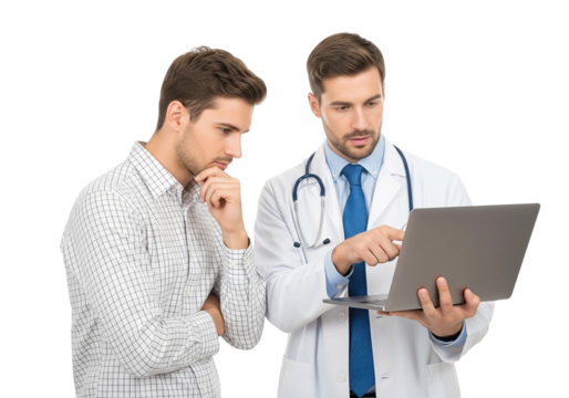 doctor with clipboard - Powered by Adobe