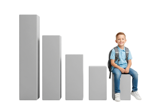 children with growth graph - Powered by Adobe