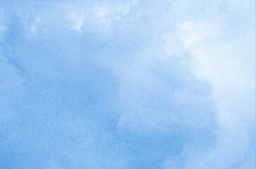 Blue watercolor background, texture paper