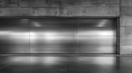 Large modern garages in industrial zones. Functional design, security, and automation for commercial use.