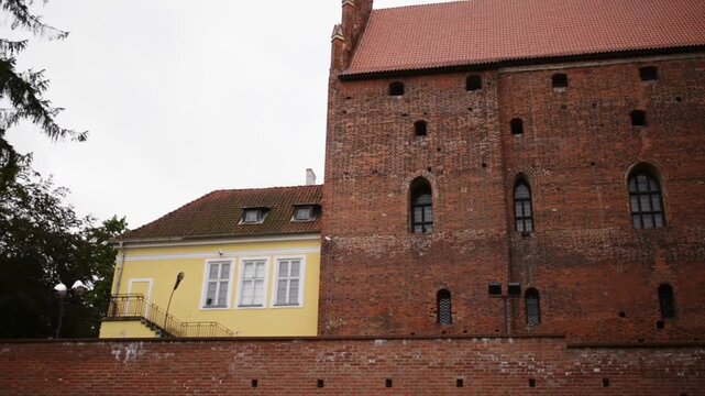 Ordensburg castle in Olsztyn, Poland