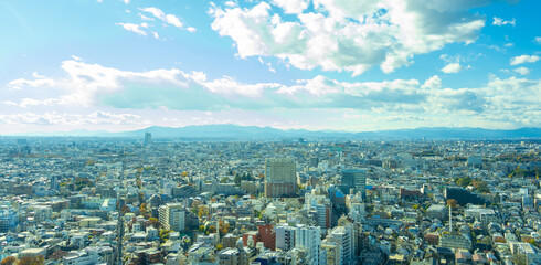 東京都市風景・秋の世田谷住宅街