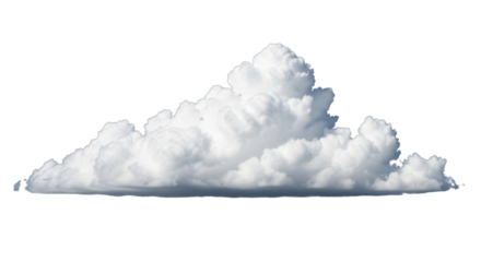 Isolated large cumulus cloud formation in sky, puffy fluffy overcast, atmospheric weather