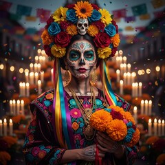 Dia de los Muertos.Tag der Toten.Feiertag in Mexico