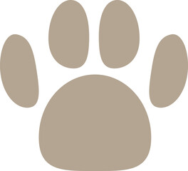 肉球のアイコンイラスト