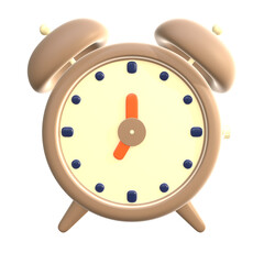 3d clock Illustratiion