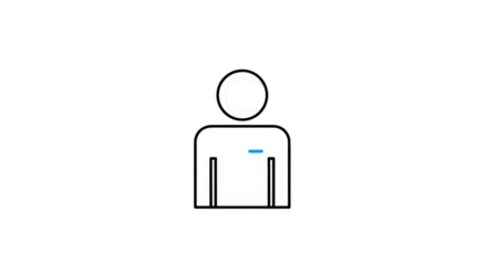 Isolated person icon with rounded head and shoulders line drawing for website design