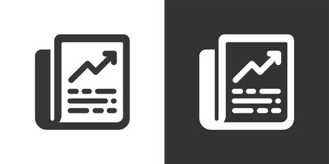 Increase Icon. Solid glyph series icon
