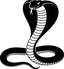 cobra silhouette vector illustration