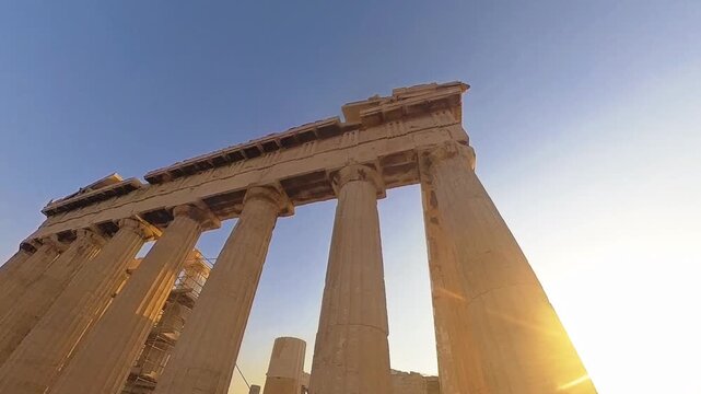 Parten&oacute;n, templo de Atenea en Grecia, centro religioso de la cultura griega.