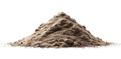 Close-up shot of a small pile of light-brown powder, with a focus on granular texture