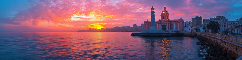Algiers Sunset Skyscape