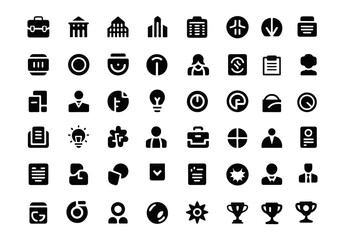 Business Icon Set Template