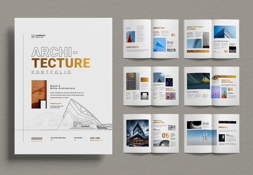 Architecture Portfolio Book Template