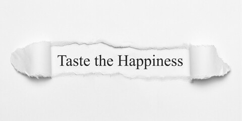 Taste the Happiness	
