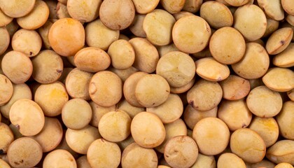 Macro lentils surface showing organic legume texture and natural plant based food pattern
