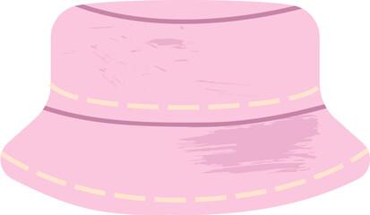 Pink bucket hat illustrating summer fashion accessory