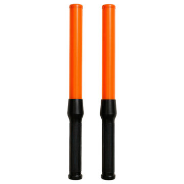 Bright Orange Traffic Batons Pair for Aircraft Marshalling