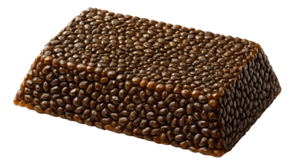 Traditional Linzer cookie with a generous dusting of icing sugar and a small circular jam window on a vintage floral saucer