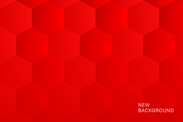 Red color Background Vector Art & Graphics. red abstract background. red hexagon background