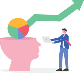 Employee training, professional development, skills enhancement concept with character.
